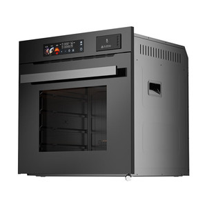 Four à vapeur électrique encastrable 80L en acier inoxydable avec écran couleur, fonctions rôtir et frire, classe d'efficacité énergétique, pour usage domestique et hôtelier - Product Image 1