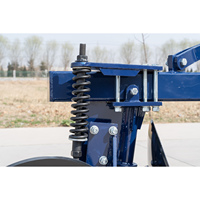 Charrue à disques agricole YUNTAI avec 3 disques de 26 pouces, attache 3 points, cultivateur agricole de qualité supérieure