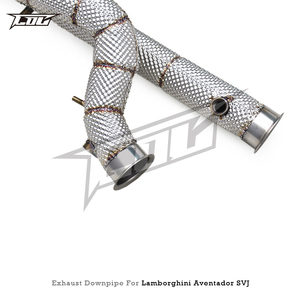 Système d'échappement droit avec bouclier thermique pour Lamborghini Aventador LP770 SVJ/LP780 Ultimae 2019+ - Product Image 4
