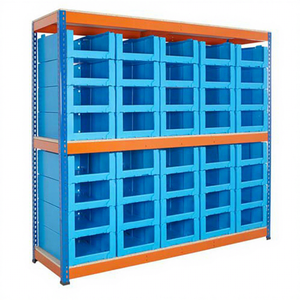 Coreflute Coplast <span class=keywords><strong>Corex</strong></span> Bacs de rangement empilables en plastique ondulé pour entrepôt, bacs d'étagère - Product Image 1