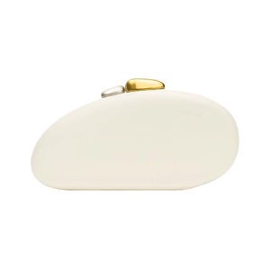 Women Vintage Clutch Purse Two-tone Metal Closure <b>Evening</b> <b>Bag</b> PU Leather Handbag for Wedding Party Daily Life - Product Image 2