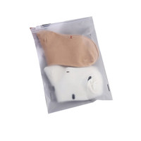 Sac d'emballage pour vêtements traditionnels en plastique semi-transparent pratique, service personnalisé à guichet unique