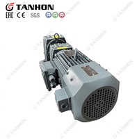 Réducteur industriel TANHON combiné R47R37 avec boîte de vitesses hélicoïdale en ligne, moteur YVP 3kW 4P, rapport 2898, montage M1