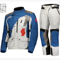 Pantalon de moto WILDMX MX-J01 unisexe en cuir respirant pour l'été, manches longues, protection intégrale pour la conduite et le tourisme, armure OEM 240g en soie aiguille.