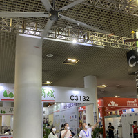 Ventilador de Techo Industrial de 3m, Motor de Ventilación HVLS, Aleación de Aluminio, 5 Aspas, Garantía de 3 Años, Silencioso, 10 pies, Venta al Por Mayor del Fabricante