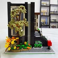 Mork 10205, Juego de Bloques de Construcción de Plástico ABS, Ciudad Modular, Vista de Calle, Bloques de Construcción DIY para Niños de 5 a 7 Años, Edificios Modernos 1:8