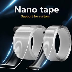 Cinta Adhesiva de <span class=keywords><strong>Silicona</strong></span> Transparente de Doble Cara, Activada por Agua, Sensible a la Presión, para Oficina, 10 mm x 10 m, Buen <span class=keywords><strong>Precio</strong></span> por Rollo - Product Image 2