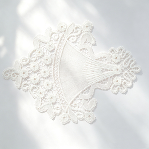 Ribete de encaje suave para la piel, seguro para bebés, para vestidos de niños pequeños, prendas infantiles y decoración de ropa infantil. - Product Image 2
