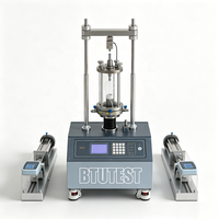 Máquina de ensayo triaxial controlada por tensión para pruebas de suelo, electrónica personalizada 220V, máquina electrónica de encordado de tenis 0-99mm