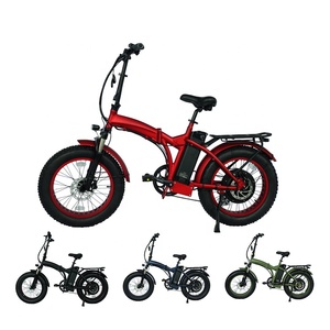 <span class=keywords><strong>Bicicleta</strong></span> Eléctrica Plegable de 20 Pulgadas, 48V 1000w, con Neumáticos Gruesos para Playa y Nieve, Ideal para Entrega de Carga - Product Image 2