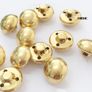 คลิปทองแดงสองง่ามรูป<span class=keywords><strong>เห็ด</strong></span>สีทองโครงสร้างกระดุมโดมที่ยึดทรงกลมยกขึ้น - Product Image 4