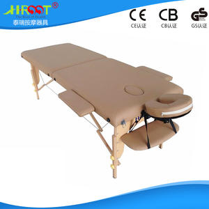 Cama de Masaje Kanglu, Cama Plegable Portátil de Madera Maciza, Venta al por Mayor de Fábrica para Uso en Salud y Spa - Product Image 4