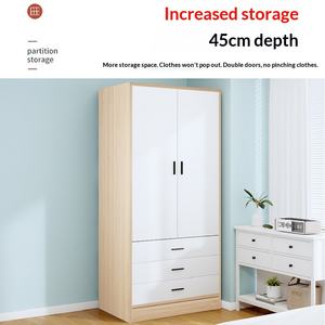 <span class=keywords><strong>Armoire</strong></span> moderne simple et amovible pour <span class=keywords><strong>chambre</strong></span> à coucher, location de maison, petit appartement - Panneau écologique, un mètre, <span class=keywords><strong>adulte</strong></span>/enfant - Product Image 3