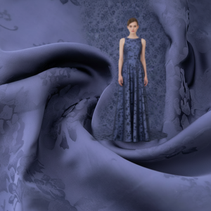 Tissu jacquard en <span class=keywords><strong>viscose</strong></span> <span class=keywords><strong>100</strong></span>% respirant, extensible et résistant aux plis pour vêtements féminins - Product Image 1