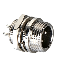 Connecteur Électrique Circulaire d'Aviation GX12 2~7 Broches en Alliage de Zinc, Mâle-Femelle, pour Assemblage