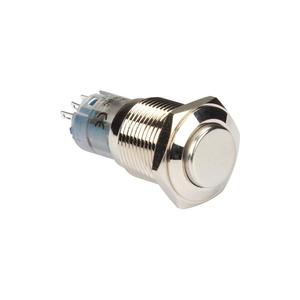 Onpow INTERRUPTEUR MÉTAL ROND HAUT SPDT 1NO 1NC - Product Image 1