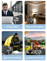 Station d'alimentation portable 2000W, batterie lithium-ion, stockage d'énergie solaire, écran LED, multi-ports, générateur de camping en plein air, modèle MP7