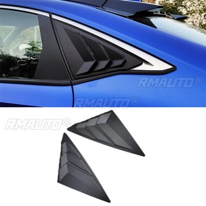 For Honda Civic 11th Generation 2022+ Car Rear Triangle <b>Window</b> Shark Cheek Trim Rear Side <b>Vent</b> <b>Window</b> Trim Cover Modification - Product Image 2