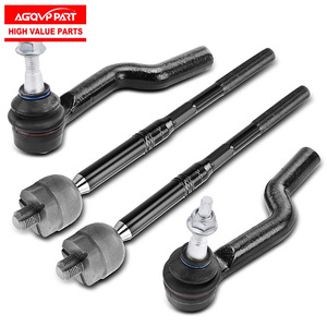 Sistema de Dirección Automática, 4x Extremos de Barra de Acoplamiento Interior y Exterior para <span class=keywords><strong>Cadillac</strong></span> <span class=keywords><strong>CTS</strong></span> <span class=keywords><strong>2008</strong></span> 2009-2015 2.0L 3.0L 3.6L 6.2L - Product Image 1