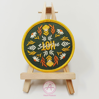 Patch personnalisé patch tissé 3D Merrow Bordure fer sur bras patchs de broderie
