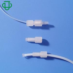 Conector de Bloqueo de Rosca Externa de Alta Calidad 1/4-28UNF, Plástico PP de Grado Alimenticio, Rosca Interna, Tubos Compuestos de Paso Directo - Product Image 2