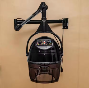 Secador de Pelo Profesional de Salón con Soporte Ajustable, Capucha y Ruedas para Uso en Exteriores - Product Image 1