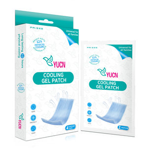 大人用・子供用安全ハイドロゲル天然メントールアイスシート冷却ハイドロゲルパッド発熱緩和パッチ（体温冷却用） - Product Image 6