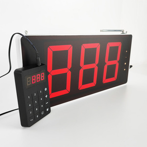 ระบบคิวการเรียกคิวไร้สายแบบหน้าจอ LED <span class=keywords><strong>3</strong></span>หลักโครงสร้างโลหะสำหรับการจัดการโรงแรมร้านอาหารในโรงพยาบาลหรือธนาคาร - Product Image 2