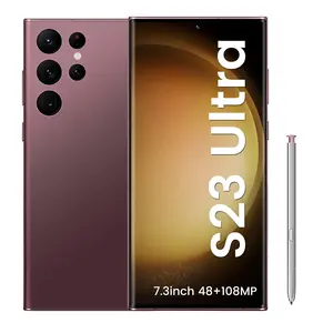 Hot Selling S23 Ultra Original 7.3 Inch 16gb+1tb Tracking Cell Phone Smartphones Unlocked Gaming Android 5g Mobile Phones