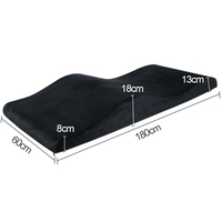 Surmatelas en mousse à mémoire de forme incurvé pour extensions de cils - Ergonomique et confortable