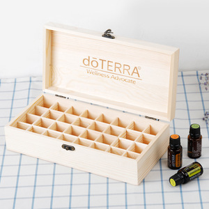 Boîte de rangement en bois pour huiles essentielles DoTERRA, 32 compartiments, verrouillable, pour les passionnés de bien-être - Product Image 4