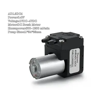 Factory Wholesale 6V 12V 24V DC Mini Vaccum Pump Portable Multi-function Electric Micro Diaphragm Air Pump