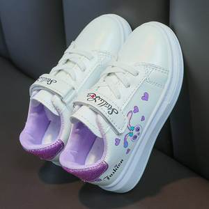 Scarpe da Ginnastica Casual Traspiranti per Bambine, Nuova Collezione Primavera-Autunno, Scarpe Sportive <span class=keywords><strong>Bianche</strong></span> con Chiusura a Bottone per Studenti - Product Image 3