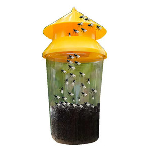 Trampa para Moscas Efectiva para Exteriores, Trampa de Cebo para Moscas No Tóxica para Control de Plagas en Jardines, Granjas y Huertos - Product Image 1