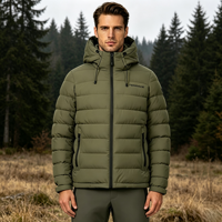 Veste matelassée légère décontractée pour homme, col montant, idéale pour l'hiver et le printemps, fabrication OEM/ODM, faible MOQ