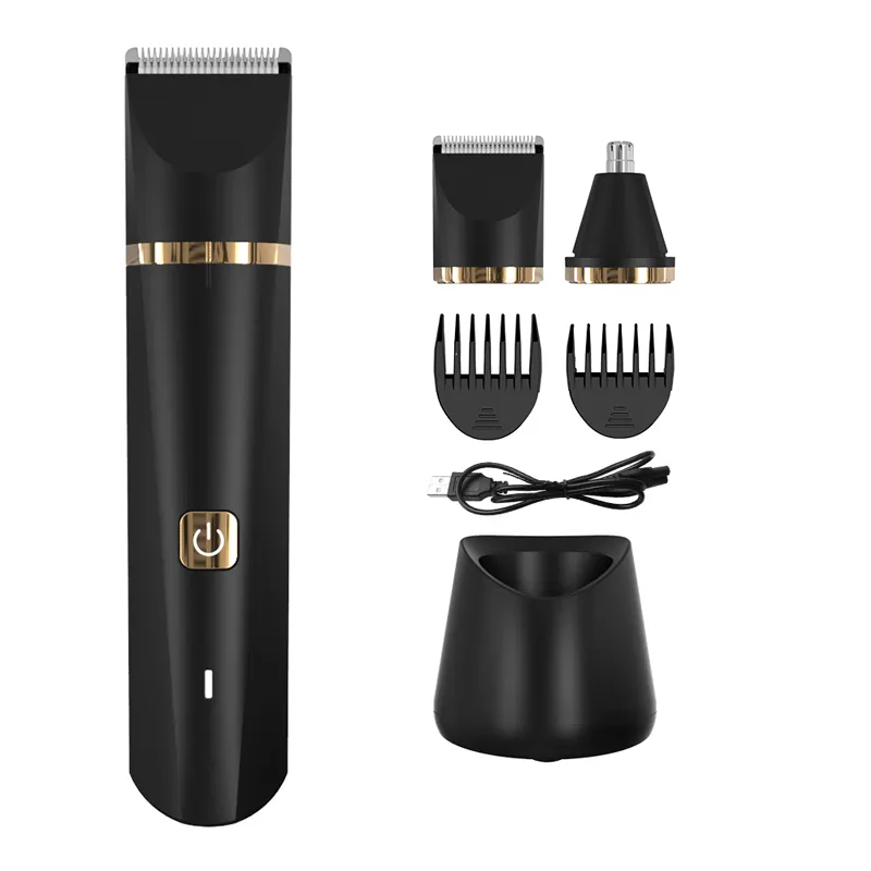 Foil Shaver Waterproof Professional Rechargeable Electric 2 In 1 Men Grooming Set Cordless Painless Body Hair Trimmer