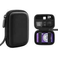 Étui rigide pour appareil photo en EVA, sac de rangement portable antichoc pour appareil photo CCD, carte mémoire, accessoires, étui en EVA, vente en gros