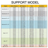 Carte mémoire interne de 2 to SSD PCIe 4.0 NVMe Gen 3 pour MacBook Air, Pro, Mini
