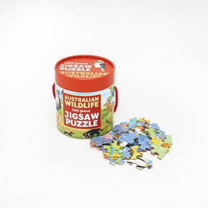 Customized Recycled Paper Tubes with Labels, Suitable for Packaging <b>Puzzles</b> and Toy Handicrafts. Multiple Designs Are Available. - Product Image 4