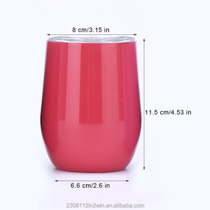 Logo personalizzato a forma di U Mini uovo tazza di alta qualità in acciaio inossidabile <span class=keywords><strong>per</strong></span> <span class=keywords><strong>auto</strong></span> Thermos tazza di Design Vintage solido guscio d'uovo tazza di caffè - Product Image 2