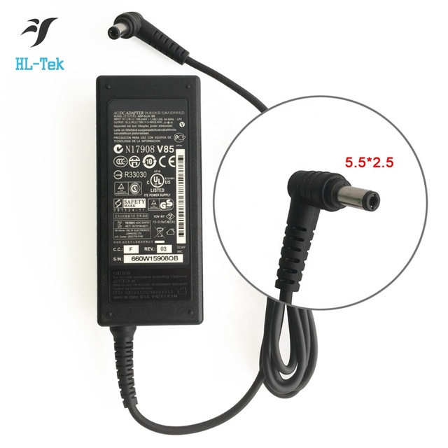 Original 19V 3.42A 65W AC/DC Adapter for ASUS R33030 N17908 V85 ADP-65JH Laptop Charger Power Supply