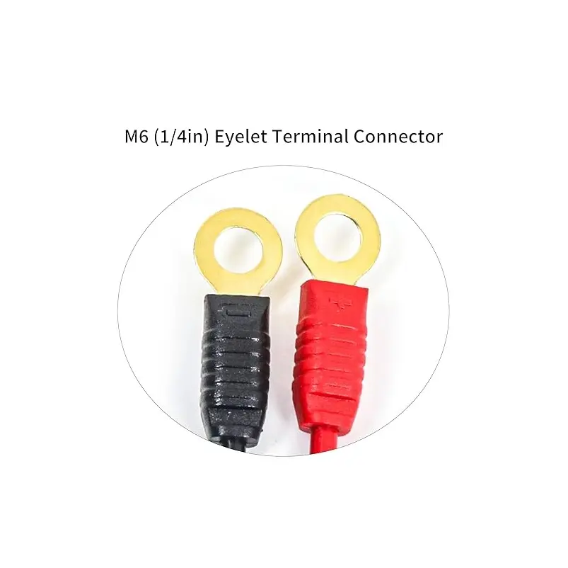 Compatible With NOCO GC002 X-Connect M10  3/8in  Eyelet Terminal Connector for Motorcycle ATV Snowmobile Watercraft Lawn Mower