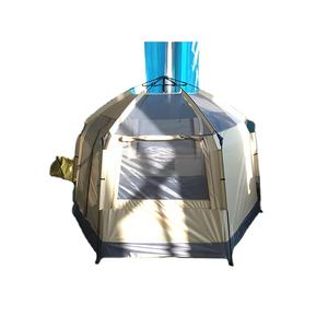 Tente de loisirs hexagonale à support automatique en fibre de verre, 230x200x140cm, imperméable et respirante - Product Image 6