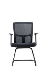 Chaise <span class=keywords><strong>de</strong></span> <span class=keywords><strong>bureau</strong></span> <span class=keywords><strong>ergonomique</strong></span> moderne à dossier moyen en maille avec base en arc pour la maison et les salles <span class=keywords><strong>de</strong></span> réunion - Product Image 2