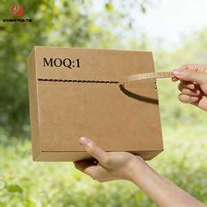 Custom Kraft Paper Mailer <b>Box</b> Biodegradable Compostable Corrugated Environmental Clothing <b>Shipping</b> Packaging <b>Box</b> - Product Image 1