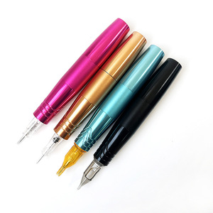 Máquina de tatuaje rotativa eléctrica potente para cejas, labios, demografía, pluma, cuero cabelludo, RCA, máquina de maquillaje permanente, pistola de tatuaje con 2 cabezales - Product Image 2
