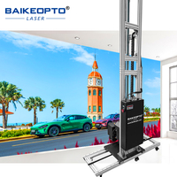 Printer Dinding Inkjet UV Vertikal 2.85M dengan Kepala Cetak DX7 Otomatis Baru Garansi 1 Tahun Kebisingan Rendah