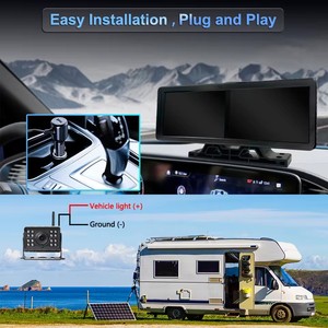 15.6 inch Android Auto carpaly không dây AHD DVR Recorder màn hình cảm ứng IR tầm nhìn ban đêm WIFI máy ảnh BSD báo động cắm trại/Xe Tải/RV - Product Image 5