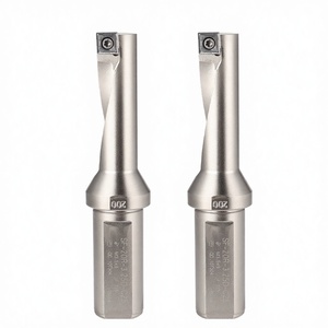 Foret en U en carbure indexable à lame unique haute vitesse pour machine de perçage CNC pour le perçage des métaux - Product Image 1