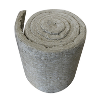 Couverture en laine de roche avec treillis métallique, rouleau d'isolation en laine de roche pour conduites, gaines et réservoirs, ignifuge A1, épaisseur 100 mm, taille personnalisée